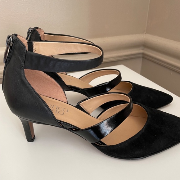 Franco Sarto black suede closed toed shoes - Picture 6 of 6